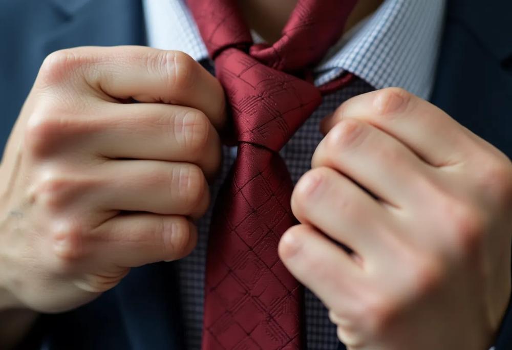 Tying tie